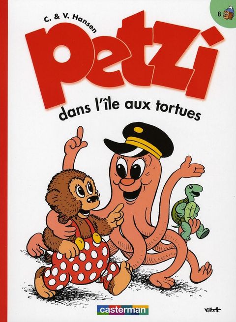 Couverture de l'album Petzi dans l'Ile aux Tortues