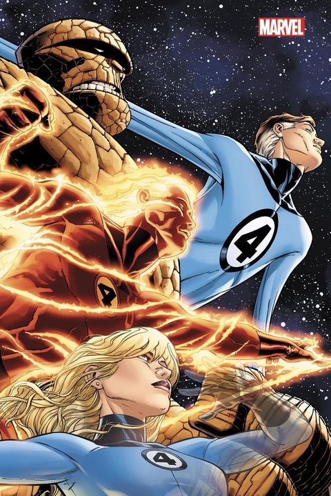 Couverture de l'album Fantastic Four par Jonathan Hickman