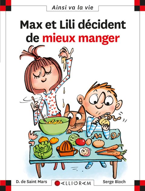 Couverture de l'album Max et Lili décident de mieux  manger