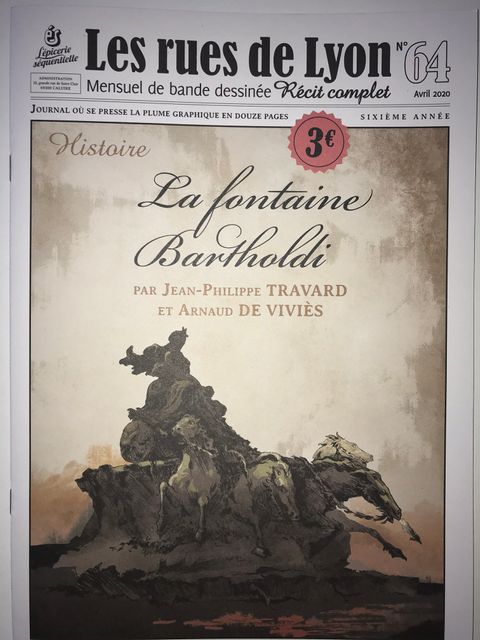 Couverture de l'album La fontaine de Bartholdi 