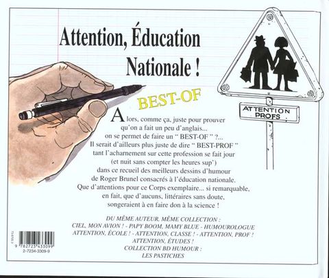 Aperçu de l'album Roger Brunel (One-Shot Humour) tome 2000 - Attention, Education Nationale ! (Best-of)