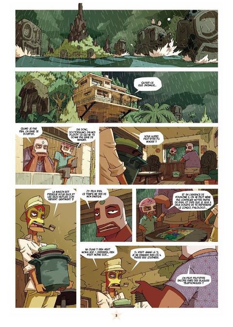 Aperçu de l'album Lucha Libre tome 3 - Hele Mei Kookiwakiwa, les Tikitis