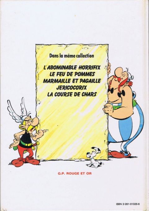 Aperçu de l'album Astérix - Rouge et Or  tome 6 - L'eau du ciel