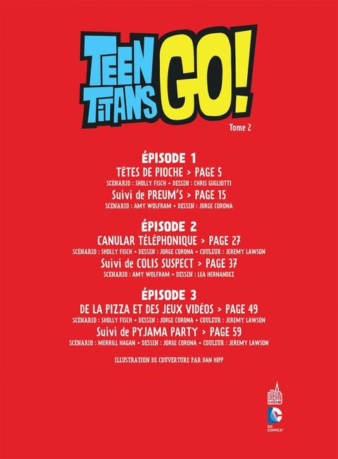 Aperçu de l'album Teen Titans Go ! tome 2