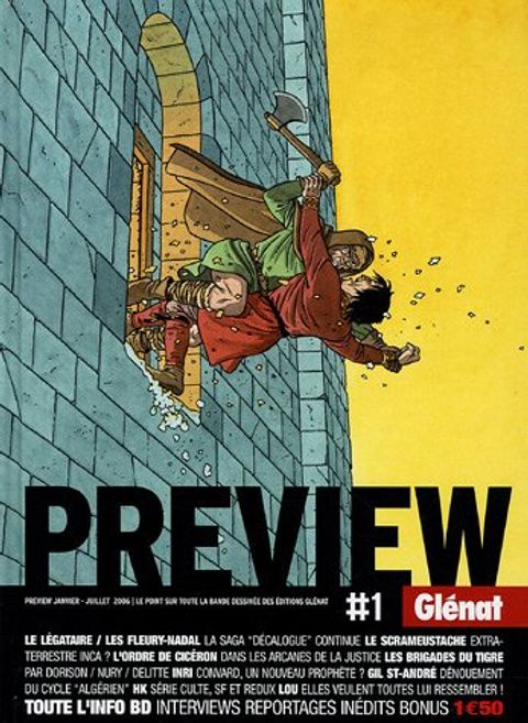 Couverture de l'album Preview, N° 1, Janvier-Juillet : le Point sur Toute la Bande Dessinée