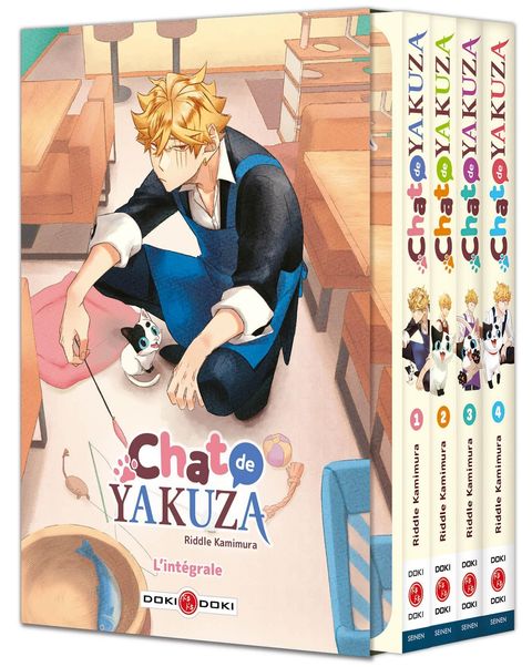 Couverture de l'album Chat de yakuza - Coffret - vol. 01 à 04