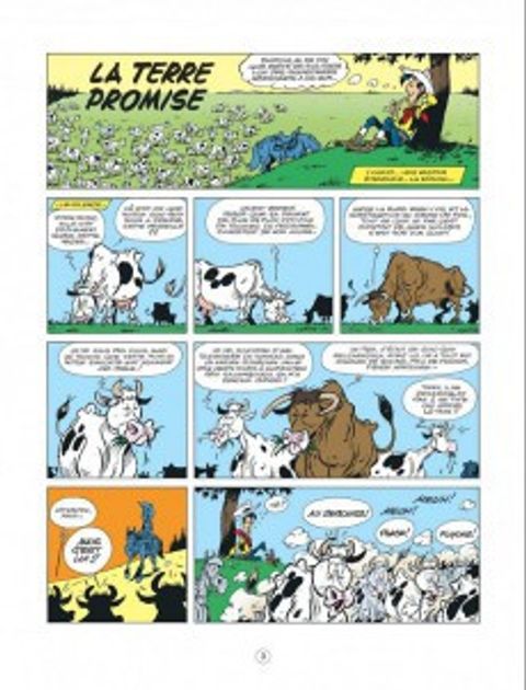 Aperçu de l'album Lucky Luke (Les Aventures de ... d'après Morris) tome 7 - La terre promise
