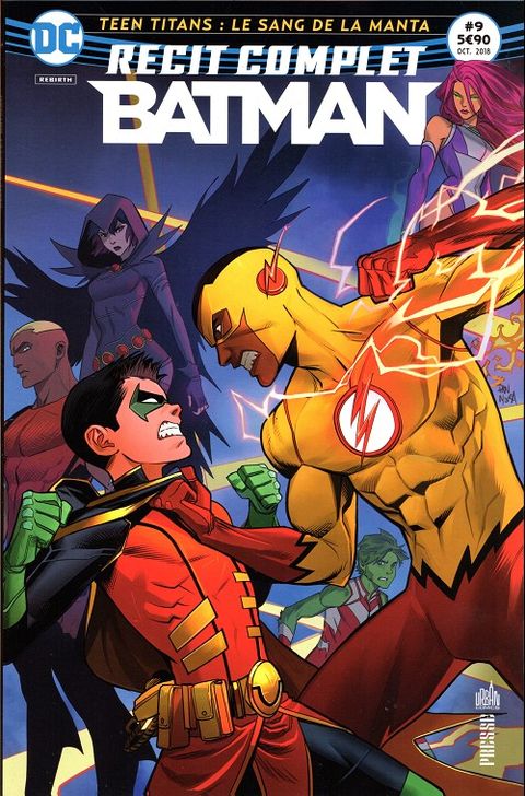 Couverture de l'album Teen Titans : Le sang de la Manta