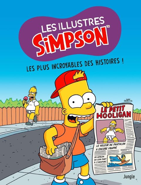 Couverture de l'album Les illustres Simpson 