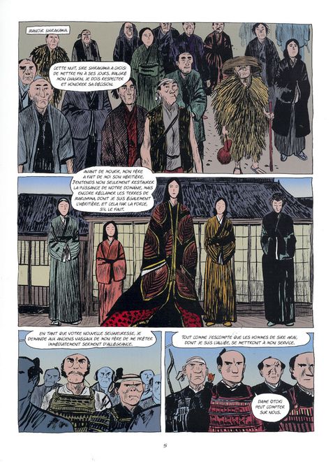 Aperçu de l'album Le Clan des Otori tome 5 - Les Neiges de l'exil