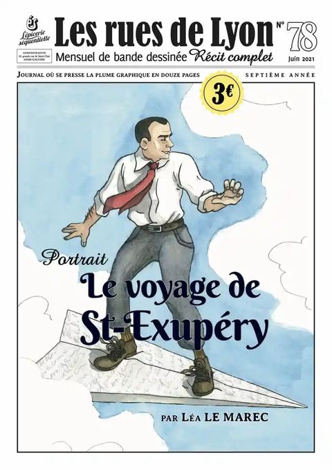 Couverture de l'album Le voyage de St-Exupéry