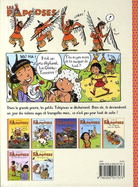 Aperçu de l'album Les Papooses tome 3 - La Colère de l'Oiseau Tonnerre