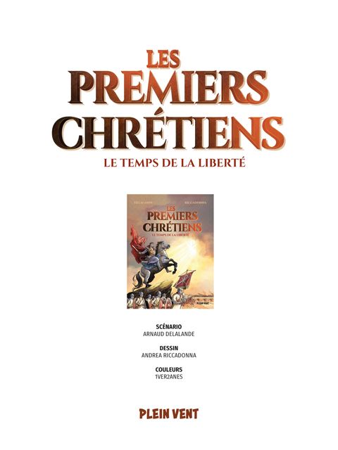 Aperçu de l'album Les Premiers Chrétiens - Le temps de la liberté