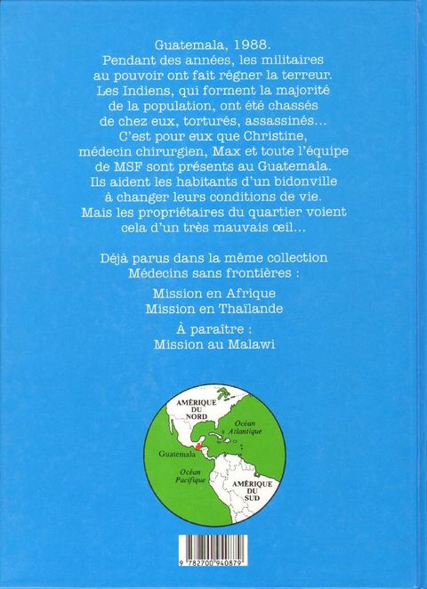 Aperçu de l'album Médecins sans Frontières tome 3 - Mission au Guatemala