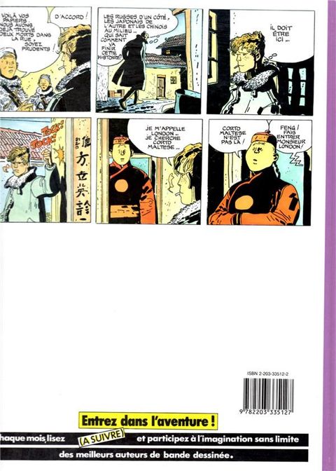 Aperçu de l'album Corto Maltese (couleur) tome 1 - La jeunesse
