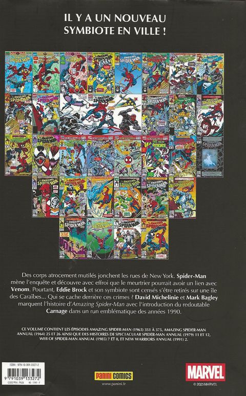 Aperçu de l'album Spider-Man par Michelinie & Bagley