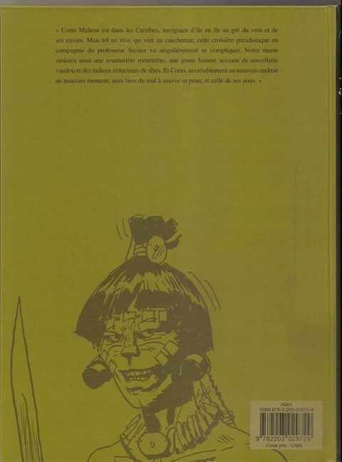 Aperçu de l'album Corto Maltese - couleur - Lointaines Iles du Vent