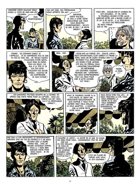 Aperçu de l'album Corto Maltese - couleur - Lointaines Iles du Vent