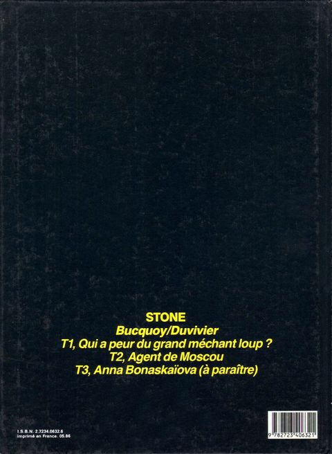 Aperçu de l'album Stone tome 2 - Agent de Moscou