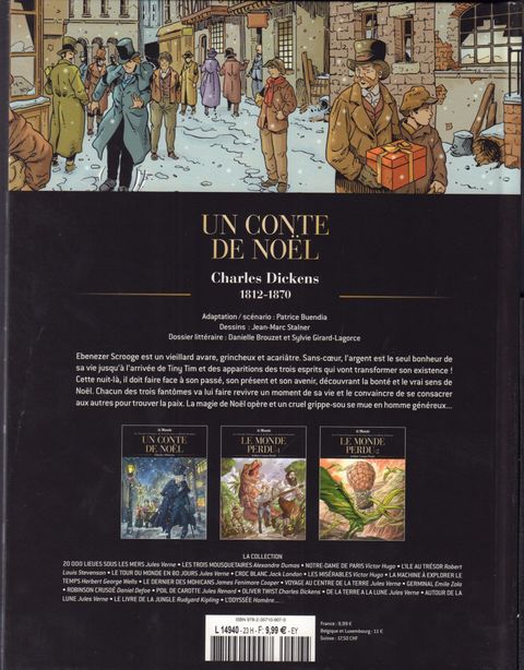 Aperçu de l'album Les grands classiques de la litterature en bande dessinee  tome 24 - Le Conte de Noël