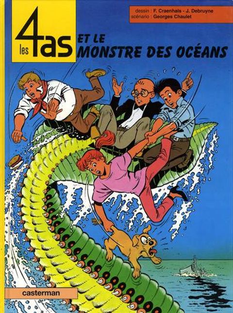 Couverture de l'album Les 4as et le Monstre des Océans
