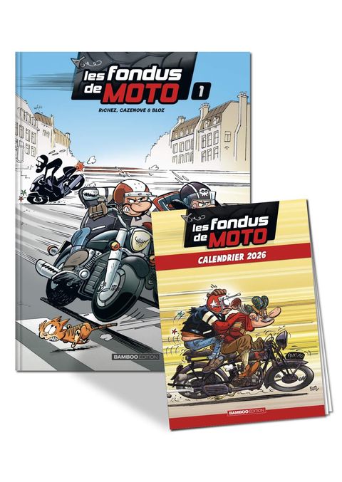 Couverture de l'album Les fondus de moto