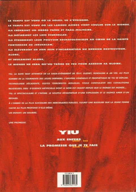 Aperçu de l'album Yiu tome 2 - La Promesse que je te Fais