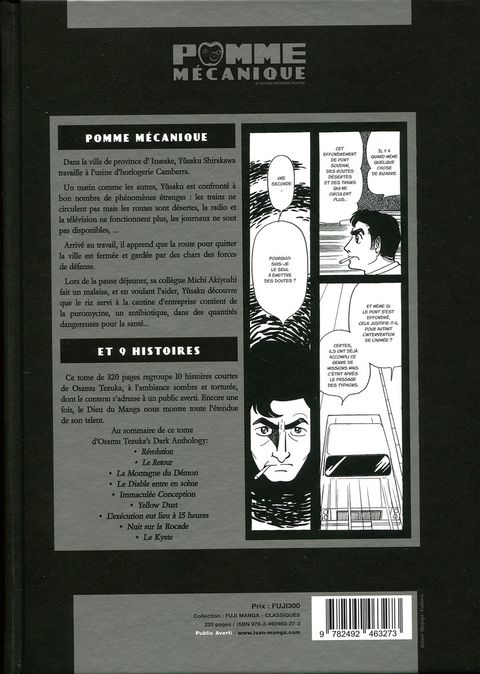 Aperçu de l'album Pomme Mécanique et Autres Histoires Courtes - Osamu Tezuka s Dark Anthology Collection