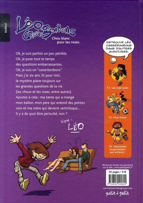 Aperçu de l'album Leo Cassebonbons tome 1 - Chou Blanc pour les Roses