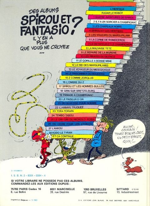 Aperçu de l'album Spirou et Fantasio tome 2 - Il y a un sorcier à Champignac