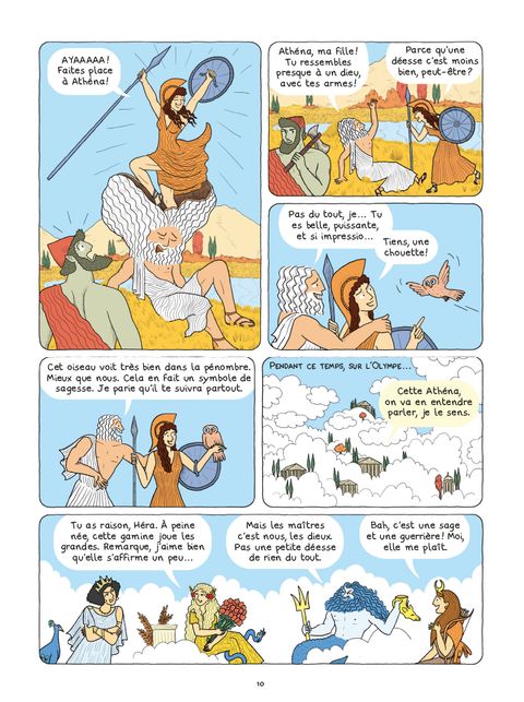 Aperçu de l'album La Mythologie en Bd tome 14 - Athéna