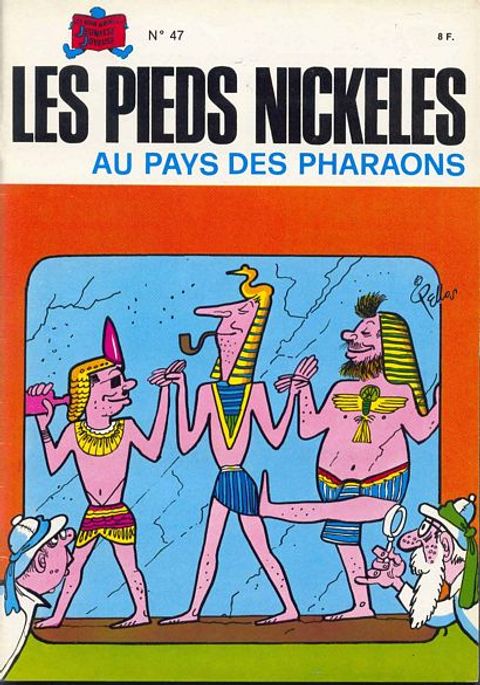 Couverture de l'album Les Pieds Nickelés au pays des pharaons
