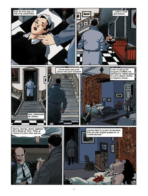Aperçu de l'album Nestor Burma tome 7 - L'envahissant cadavre de la plaine monceau 