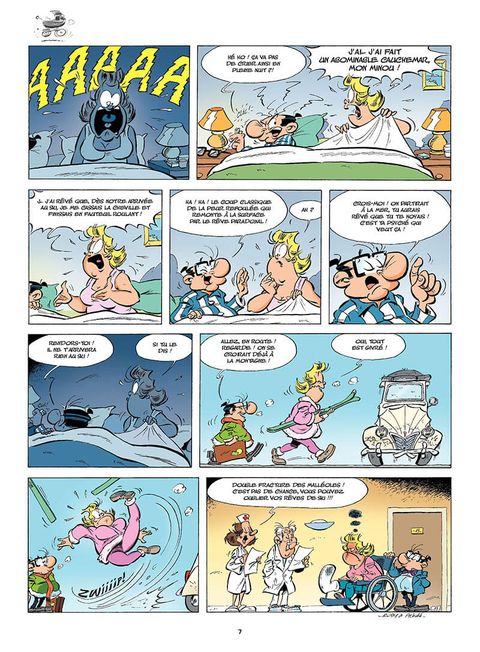 Aperçu de l'album Les Damnés de la Route tome 9 - Les 2 Chevaux Font du Ski !