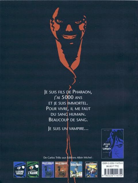 Aperçu de l'album Je Suis un Vampire tome 2 - La Malédiction