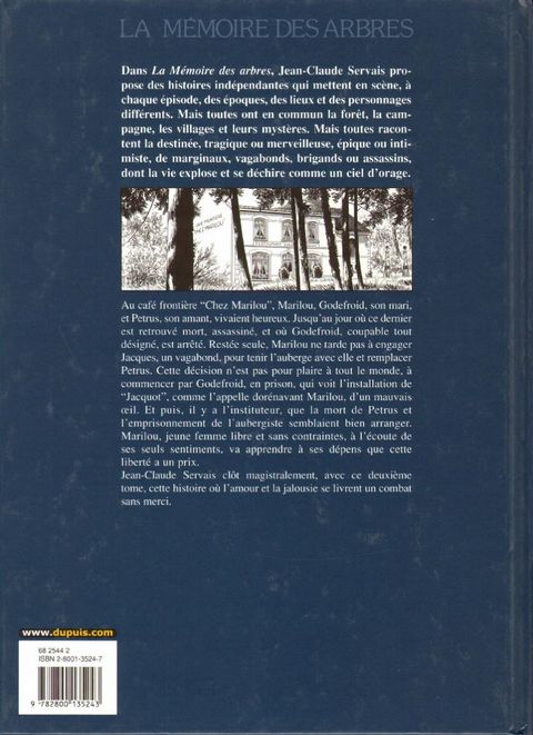 Aperçu de l'album La mémoire des arbres tome 12 - Le Tempérament de Marilou Tome 2