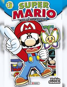 Couverture du premier album de la série Super Mario - Manga Adventures