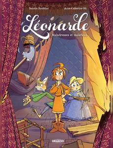 Couverture du premier album de la série Léonarde