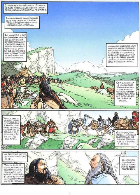 Aperçu de l'album Arthur, Une Epopée Celtique tome 1 - Myrddin le Fou
