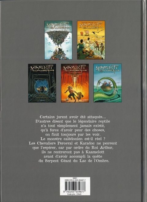 Aperçu de l'album Kaamelott tome 5 - Le Serpent Géant du Lac de l'Ombre