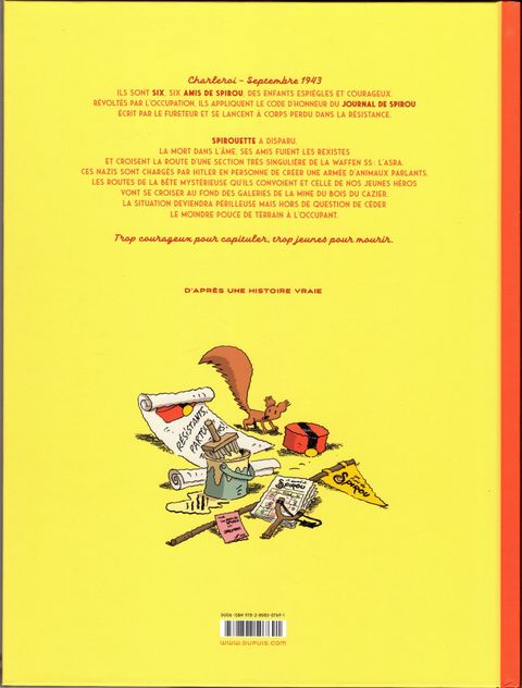 Aperçu de l'album Les amis de Spirou... tome 2 - Un ami de Spirou a du cran, il sait dire oui ou non