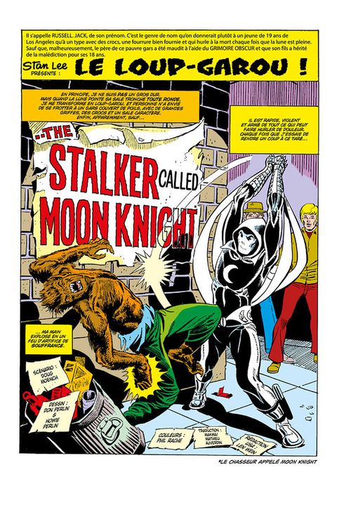 Aperçu de l'album Marvel-verse - Moon Knight