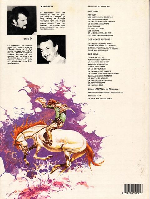 Aperçu de l'album Comanche tome 8 - Les Sheriffs