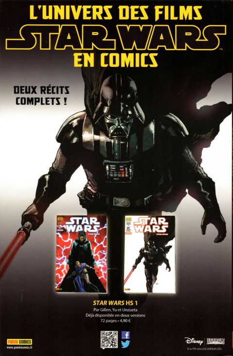 Aperçu de l'album Star Wars : Kiosque V1 (2015) tome 8 - Vador : Abattu (2/2)
