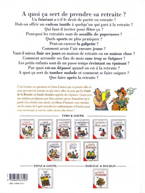 Aperçu de l'album Le Guide en BD tome 9 - Le Guide de la Retraite