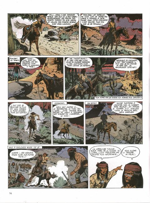 Aperçu de l'album Blueberry tome 1 - Fort Navajo - Tonnerre à l'Ouest