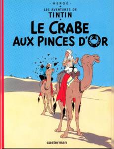 Couverture de l'album Le crabe aux pinces d'or