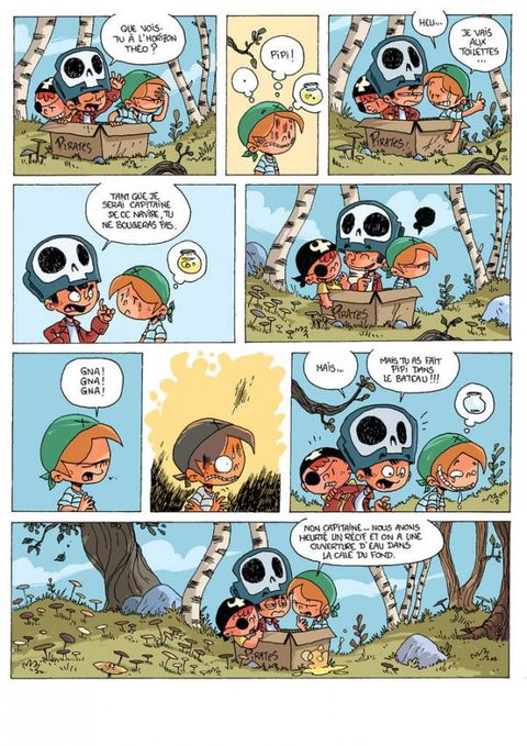 Aperçu de l'album Jeu de Gamins tome 1 - Le Trésor du Pirate