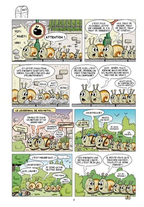 Aperçu de l'album Les Gastéropotes tome 5 - Se mettent au vert
