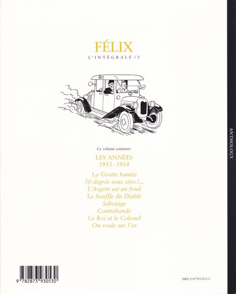 Aperçu de l'album Félix (Tillieux, Int Niffle) tome 5